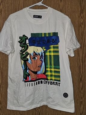 Offbeat Y2K Style Anime T Shirt
